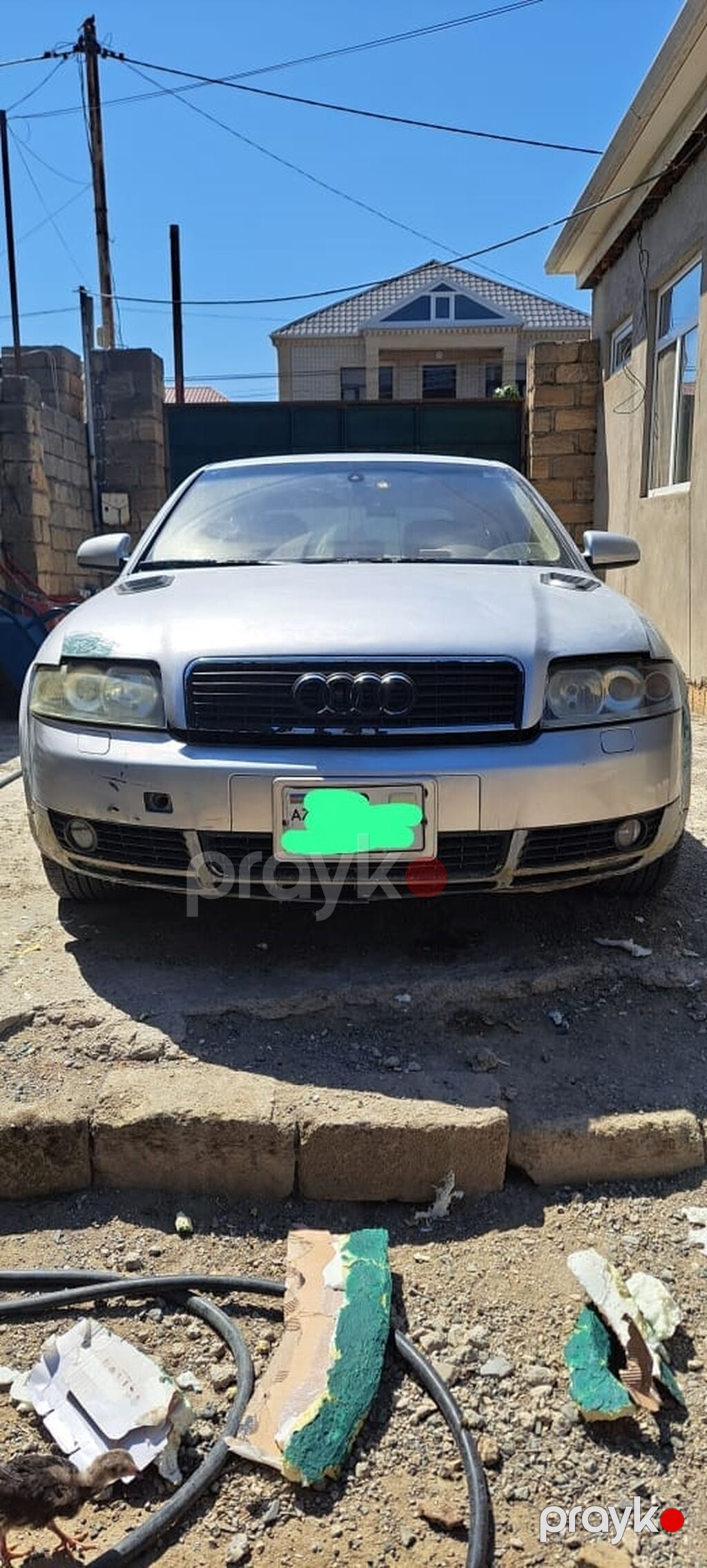 Audi A4 sedan - Kuzov: gümüşü rəng, 4 qapı, ikiqat çıxışlı egzoz - — Avtomobillər, Bakı (2)