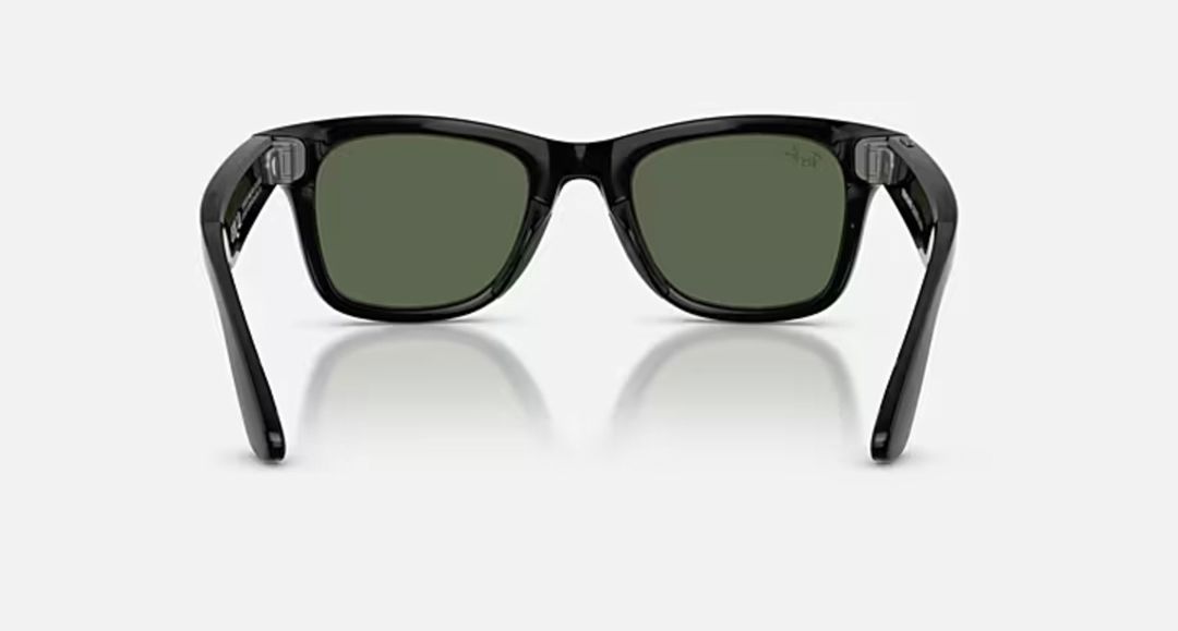 Ray-Ban Meta Wayfarer gen 2 – Shiny Black / G-15 Green — Səs texnikası, Bakı (4)