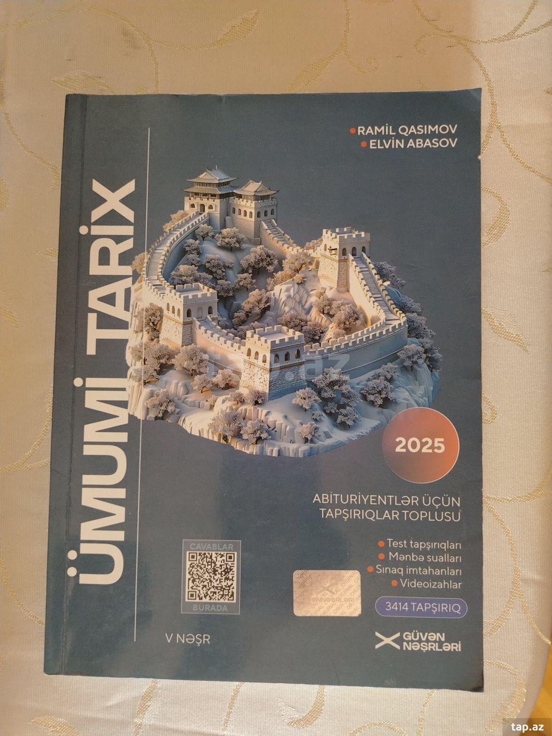 Ümumi tarix test toplusu Güvən nəşr 2025 — Mallar, Bakı