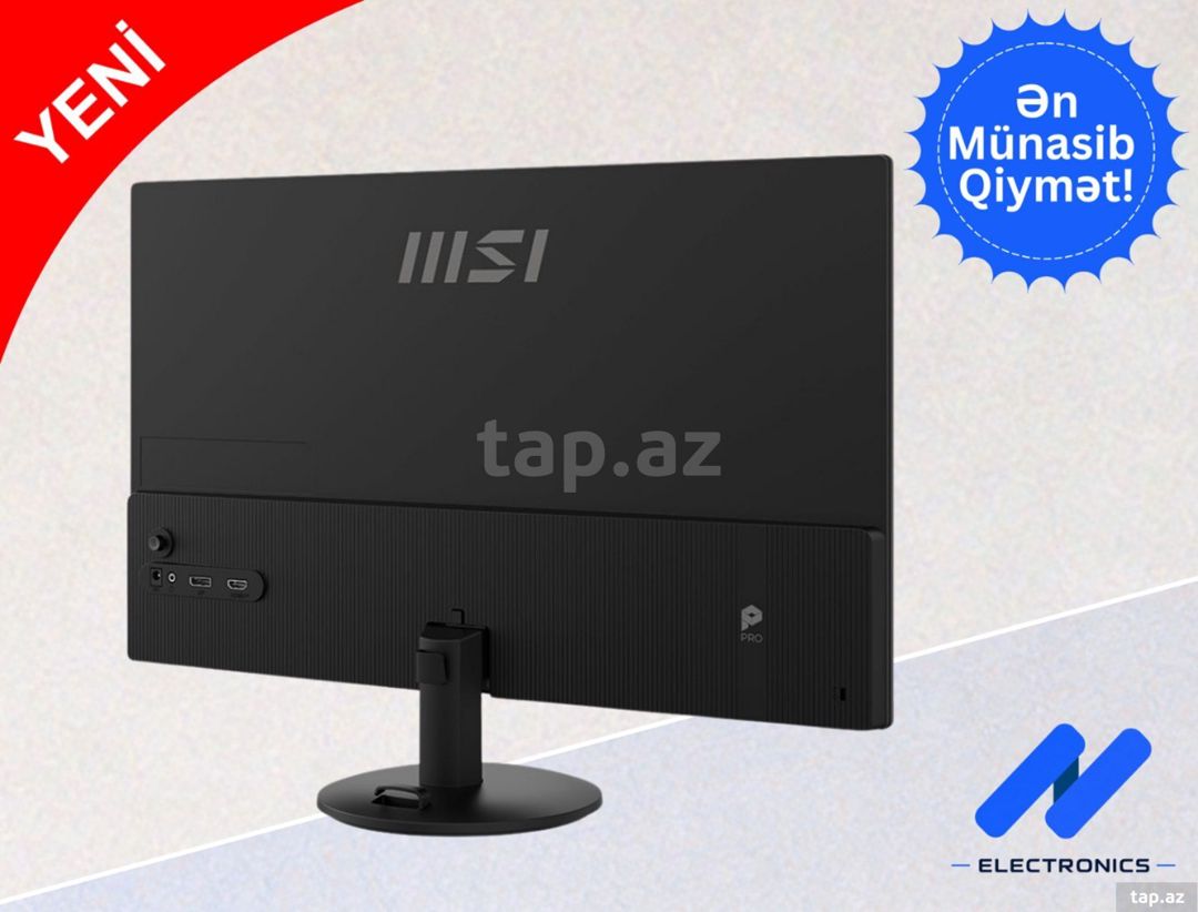 Monitor "MSI Pro MP242L 100HZ FHD 23.8" — Elektronika, Bakı (3)