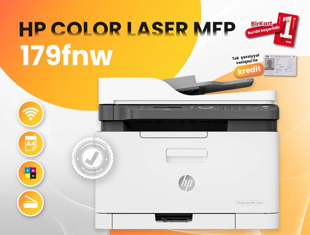Printer "HP Color Laser MFP 179fnw" — Elektronika, Bakı