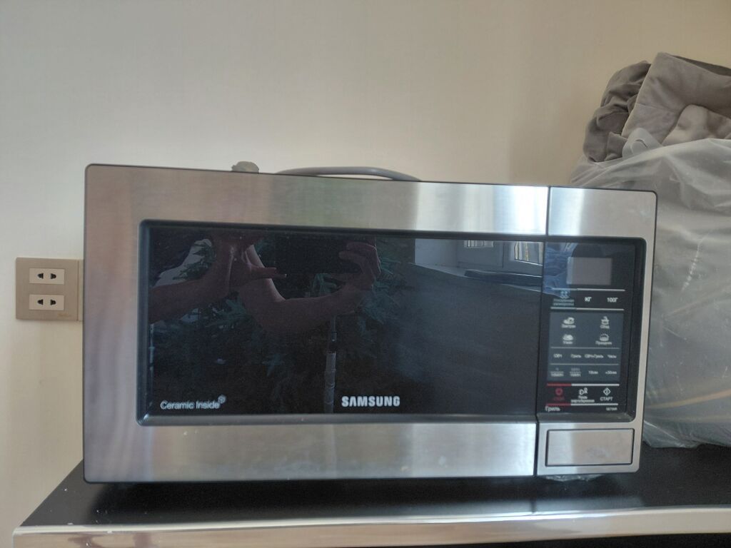 Samsung mikrodalğalı soba – paslanmayan polad korpus, “Ceramic — Mikrodalğalı sobalar, Novxanı (2)