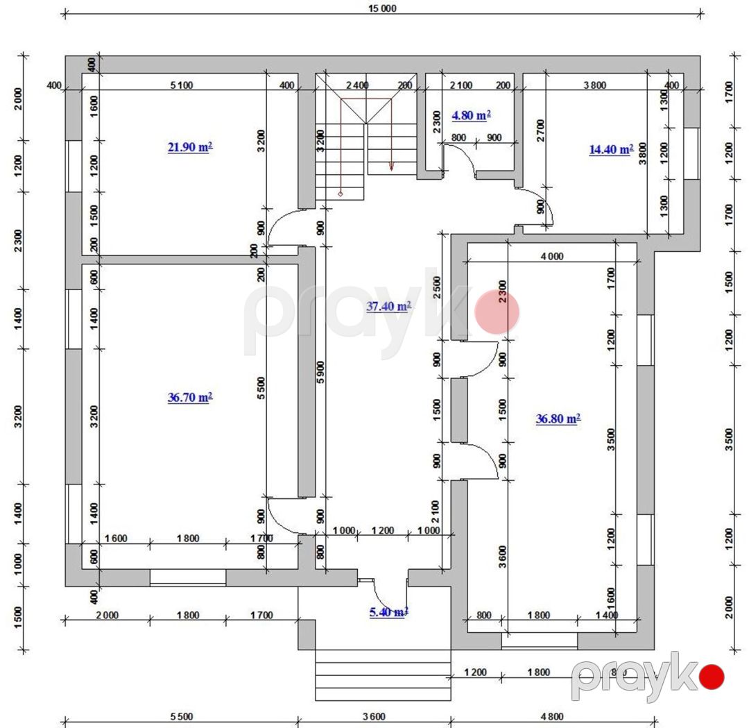Satılır 8 otaqlı həyət evi/bağ evi 305 m² — Ev, villa, Bakı (3)