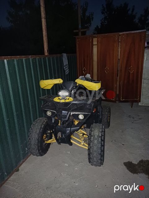 ATV/Quad motosiklet - Rəng: qara-sarı - Korpus: geniş ön bamper
