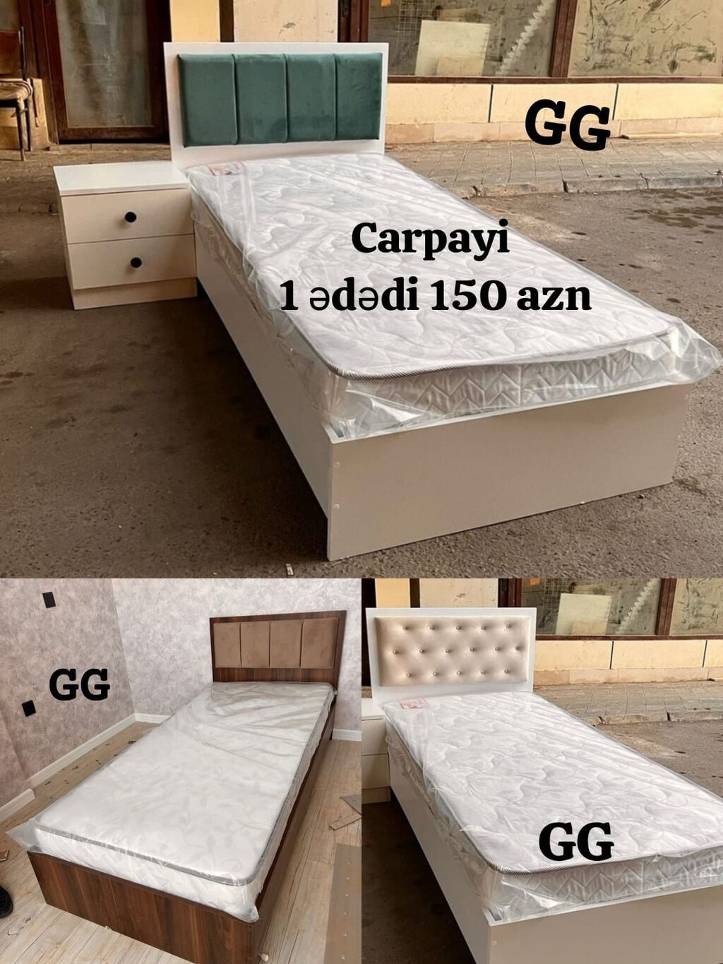 *Tək çarpayı+matras🎁* _*SİFARİŞLƏ VƏ YENİ*_ *Qiymət : 150₼*(1ədədi) — Mebel, Bakı