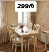 *Masa dəsti / Masa 4stul 299Azn💥* ✔️Rəng seçimi var Masa ölçü 70x120 — Mebel