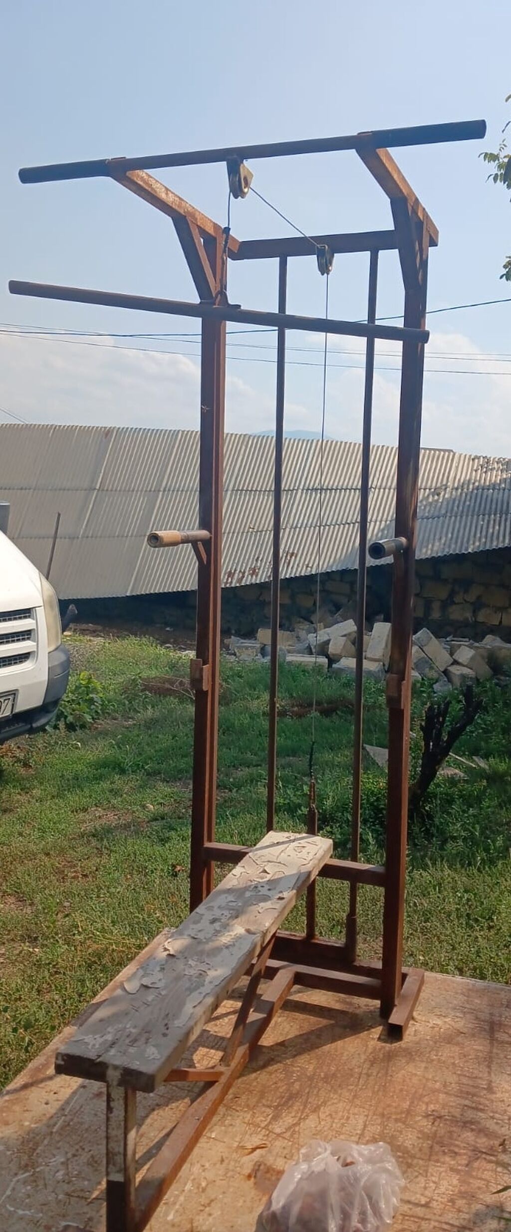 Çoxfunksiyalı dəmir trenajor kompleksi - Material: tamamilə metal — İdman və istirahət, Gəncə