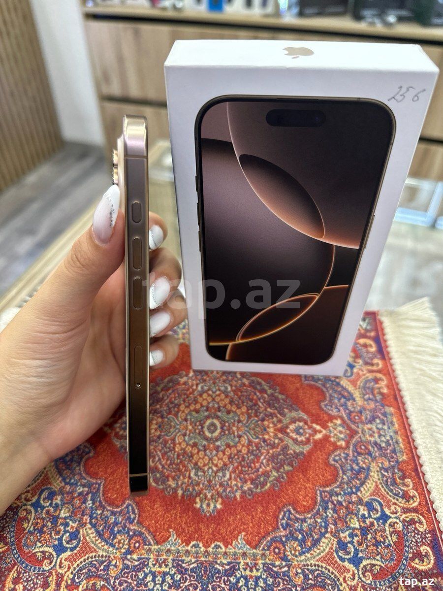 Apple iPhone 16 Pro Desert Titanium 256GB/8GB — Telefonlar və qadjetlər, Bakı (2)