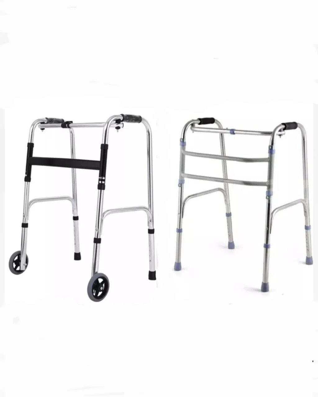 Xəstələr üçün qatlanan yerimə çərçivəsi (rollator) — Tibbi texnika