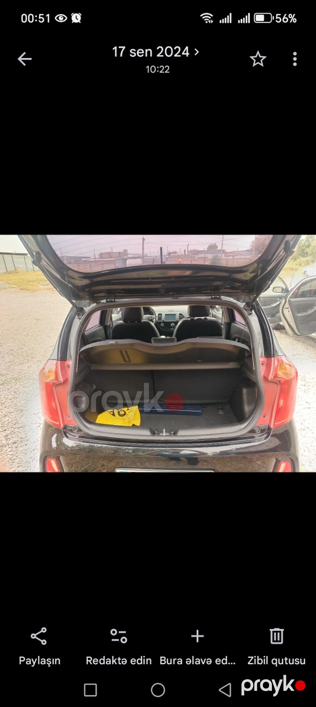 Kia Picanto, qara rəngli, 5 qapılı hetçbek. Texniki xüsusiyyətlər və — Avto, Bakı (6)