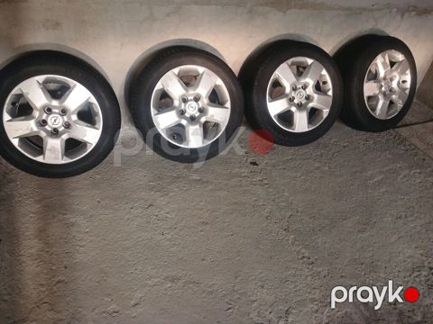 Opel original 5 kollu yüngül lehimli disklər və şin komplekti - — Gəncə