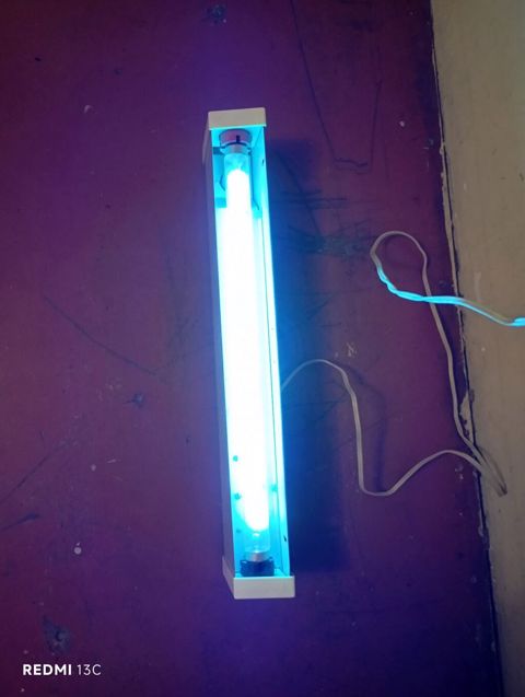 UV-C bakterisid lampa (divar/səth tipli armatur)