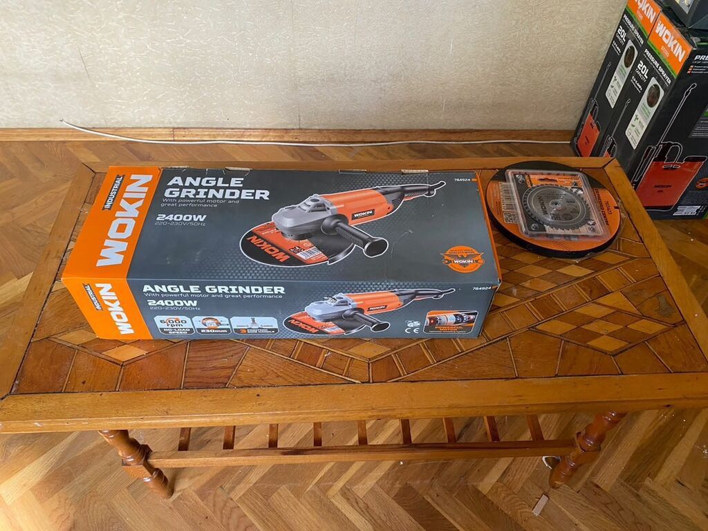 WOKIN bucaqslı daşlayıcı (Angle Grinder) - Güc: 2400W -