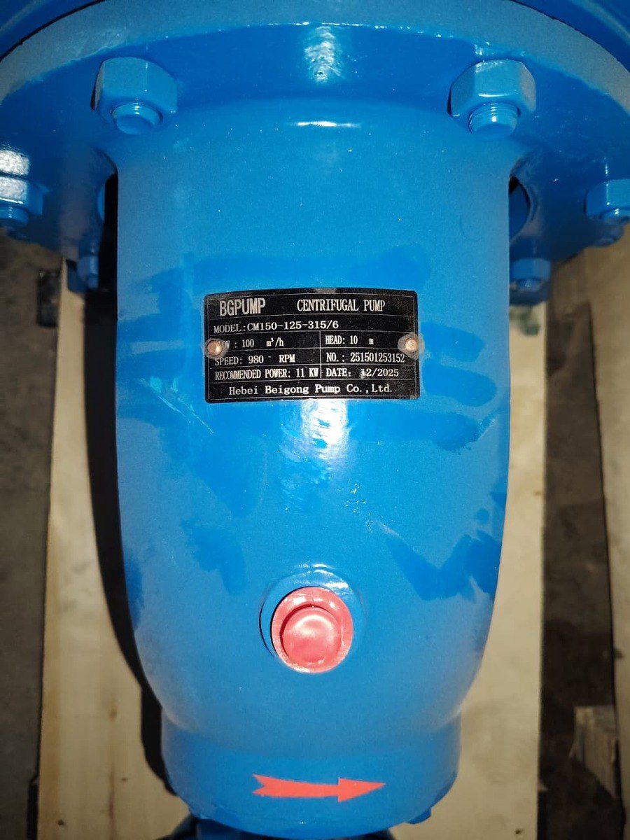 Su nasosu (sənaye tipli mərkəzdənqaçma) CM150-125-315/6 – 100 m³/saat, 11 kW — Biznes və avadanlıq, Bakı (3)