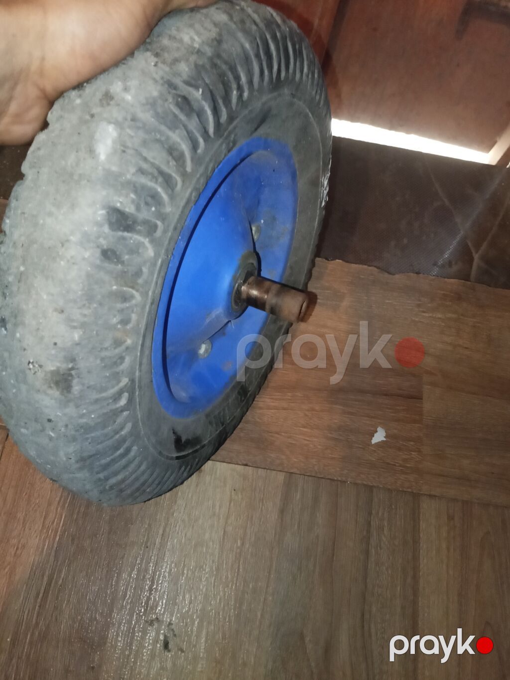 Arabaya/səbətə/əl arabasına təkər – mavi disklik - Ölçü: təxmini — Avto, Bakı (4)