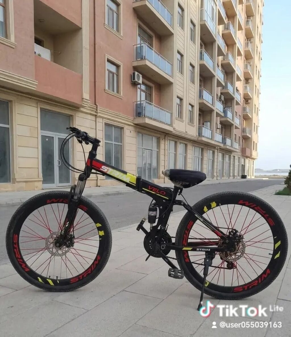Qatlanan dağ velosipedi – STRIM VELO Xüsusiyyətlər: - Qatlana bilən — Dağ velosipedləri, Digah (3)