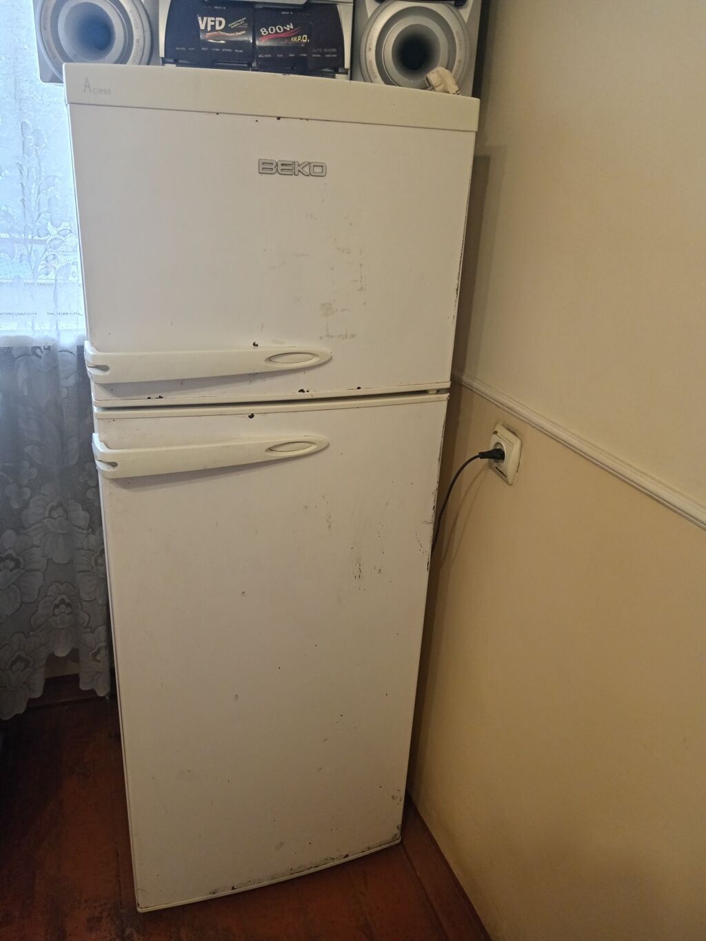 İşlənmiş 2 qapılı Beko Soyuducu Satılır, rəng - Ağ