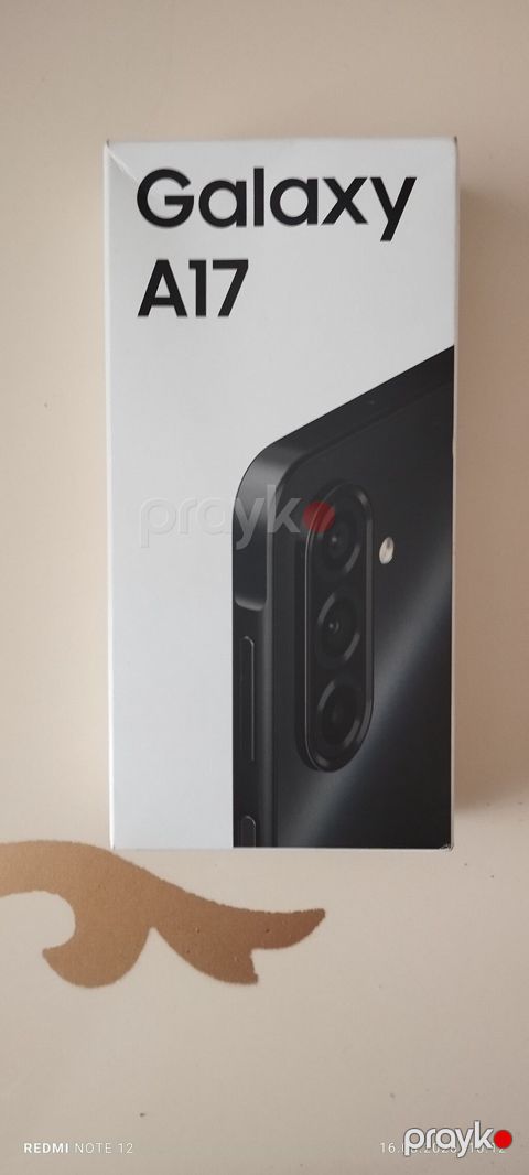 Samsung Galaxy A17 - Qara rəng, qutusu ilə