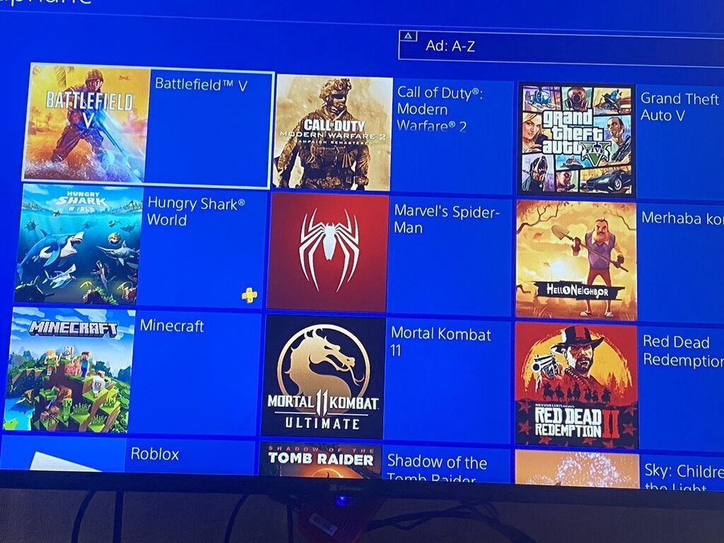 PlayStation 4 Slim oyun konsolu - Rəng: Qara - Komplekt: PS4 Slim — Elektronika, Masazır (2)