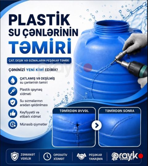 Su çənlərinin təmiri