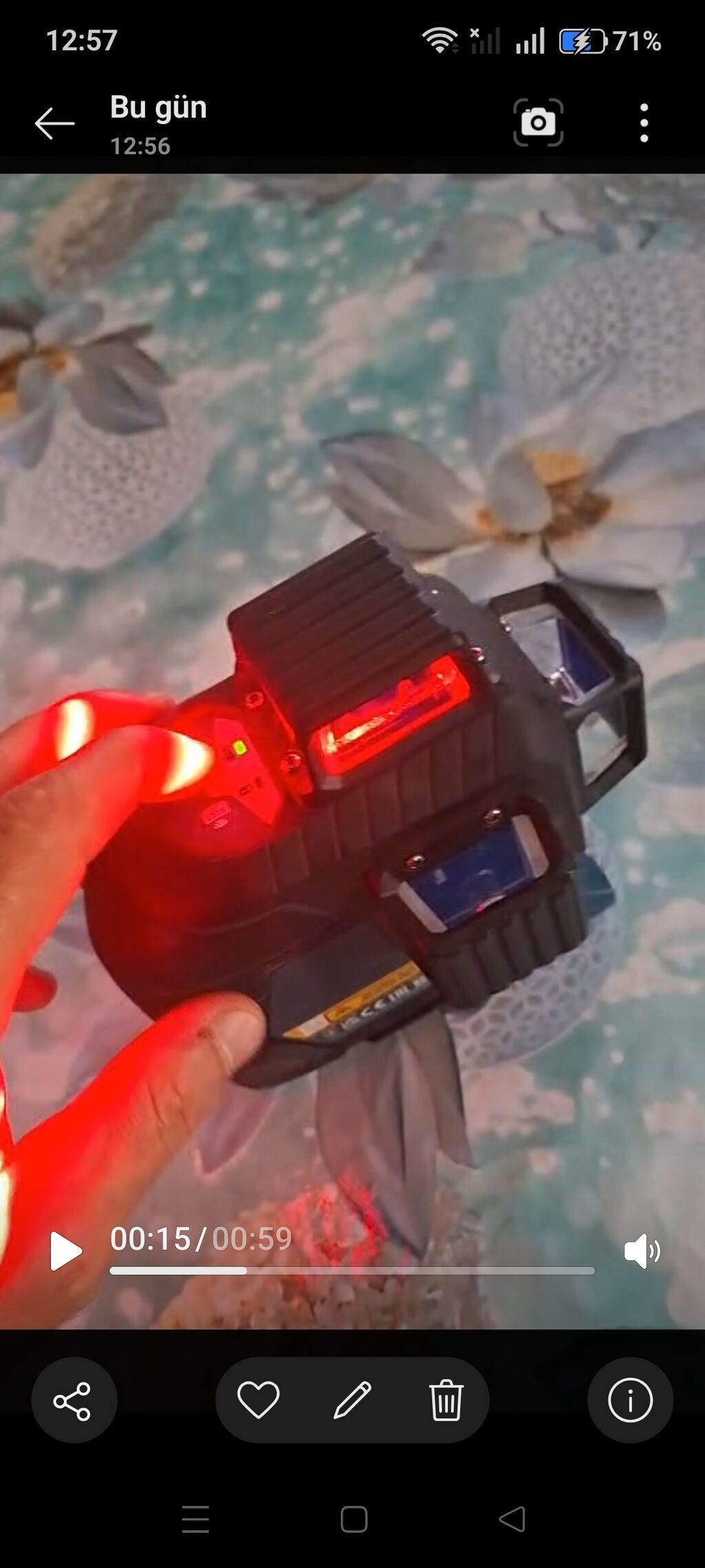 360° xətt lazeri (3D, 12 xətt)(təmiz boşundu işlədilmiyib təzə) - 3 — Alətlər, Bakı (5)