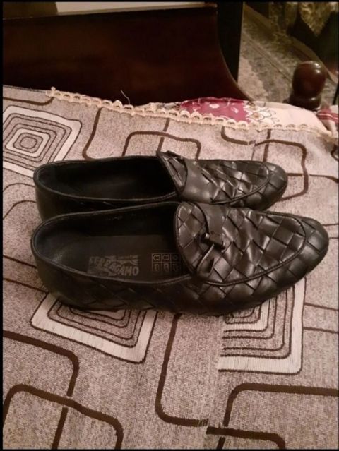 Ferragamo kişi dəri ayakkabısı, loafer modeli, 39-40 ölçü