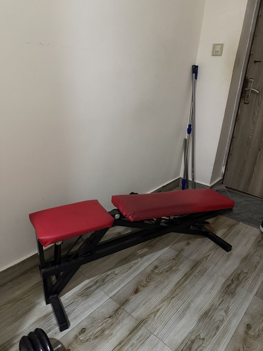 Tənzimlənən trenajor skamyası — Çoxfunksiyalı dizayn: düz, meyilli, şaquli — Fitness və simulyatorlar, Bakı (3)