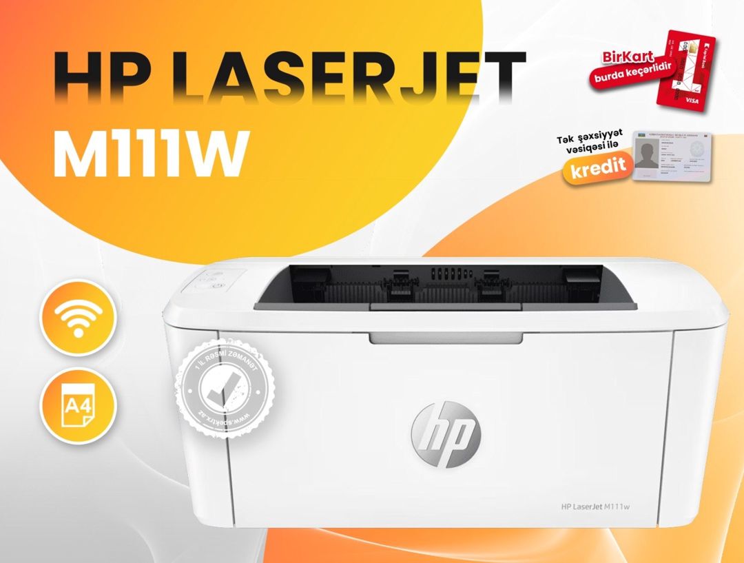 Printer HP LaserJet M111w — Elektronika, Bakı