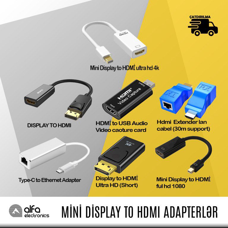 Display və Hdmı convertorlar — Elektronika, Bakı