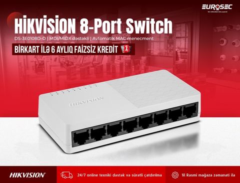 Hikvision Switch DS-3E0108D-O