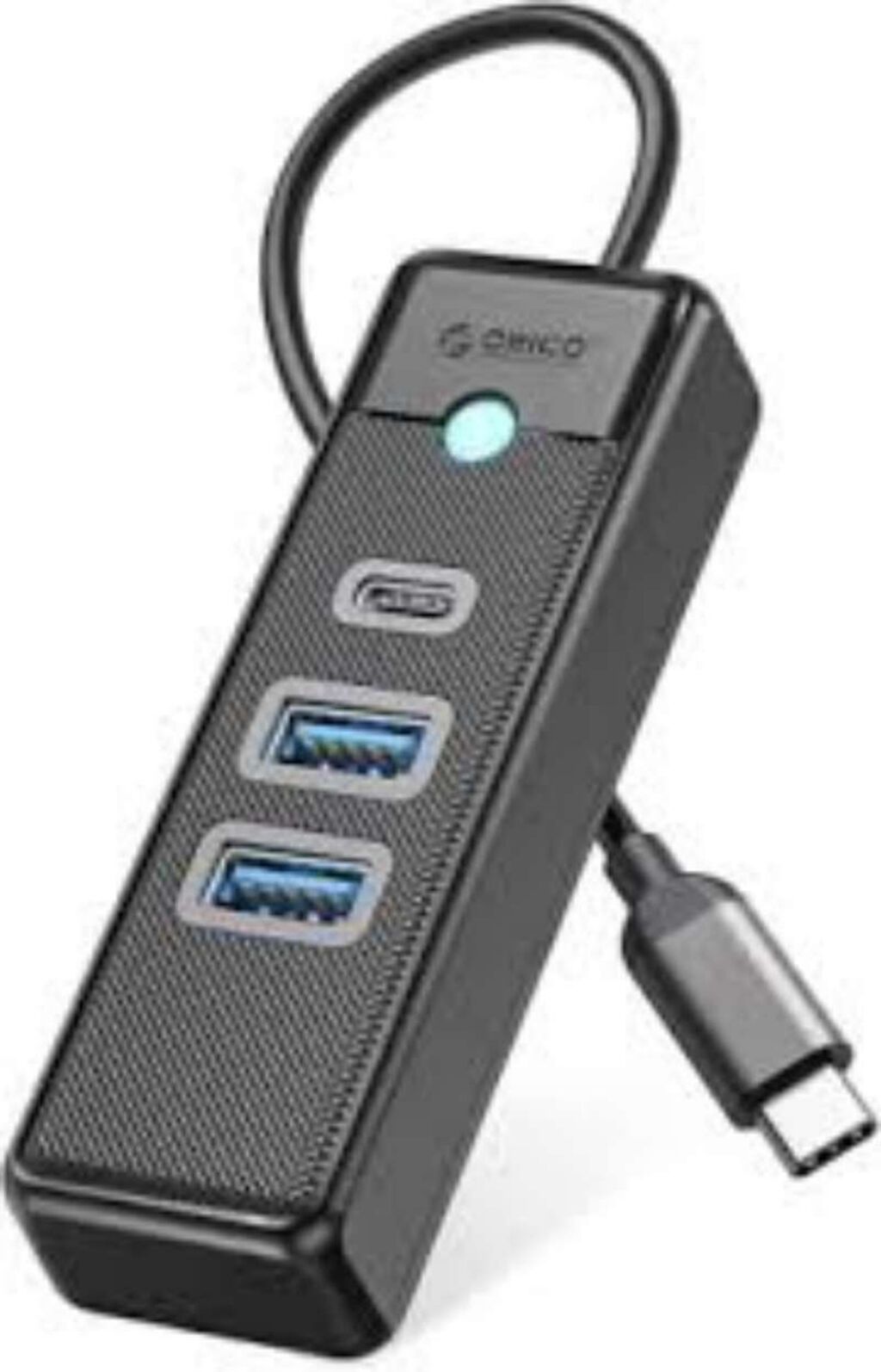 🔥 ORICO PWCUR-C3-015-BK-EP – 3-Port USB 3.0 Type-C HUB + Gigabit LAN — Elektronika, Bakı
