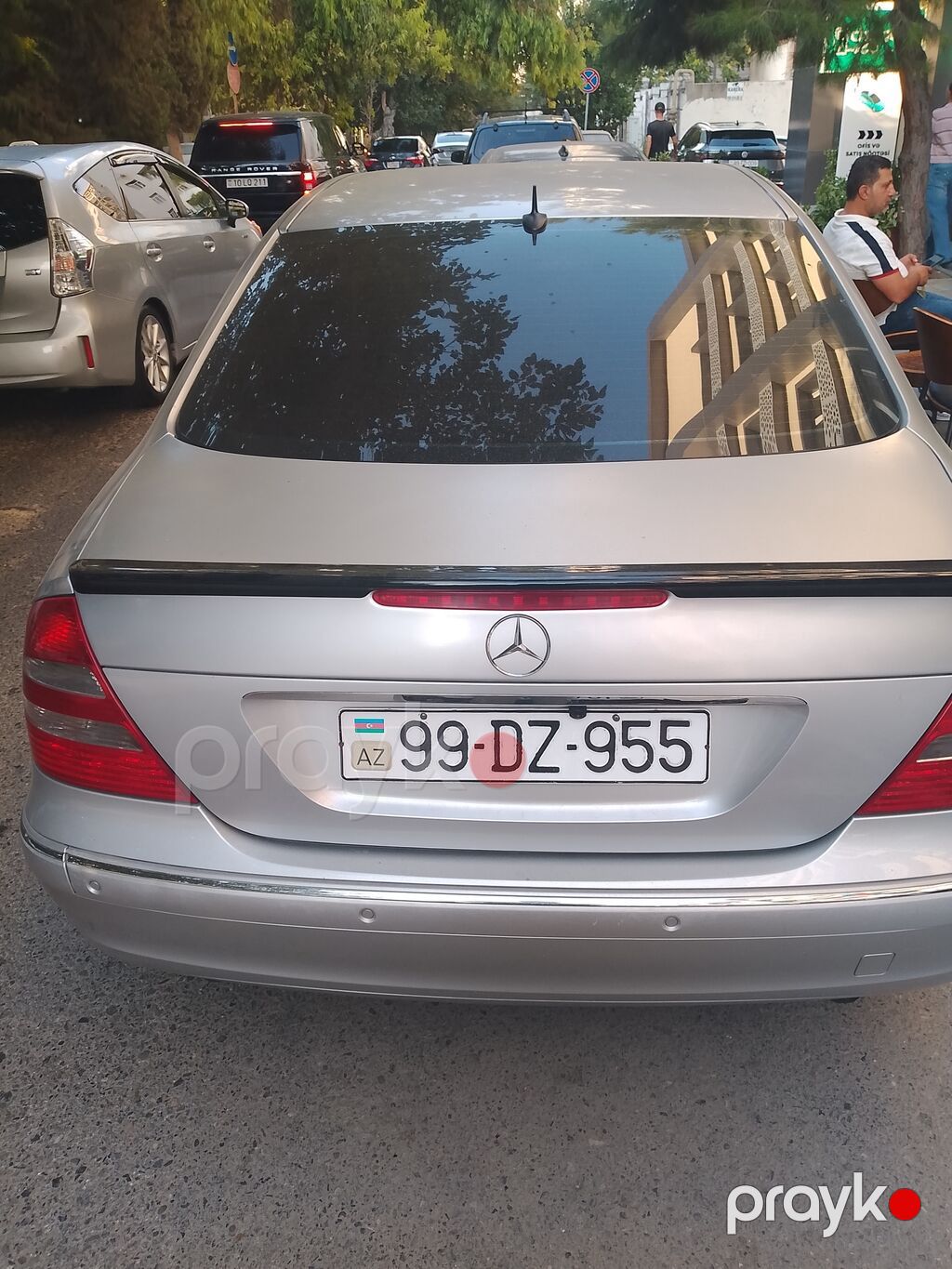 Mercedes-Benz E-Class sedan (W211) — gümüşü rəng, xrom paket 99-DZ-955 — Avtomobillər, Bakı (8)