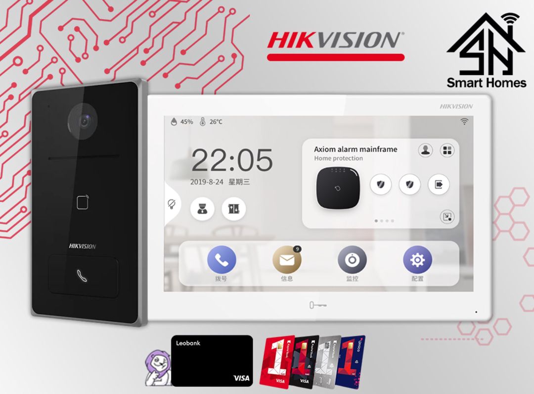 Hikvision 10 düymlük Wi-Fi villa domofon dəsti — Təhlükəsizlik sistemləri, Bakı (2)