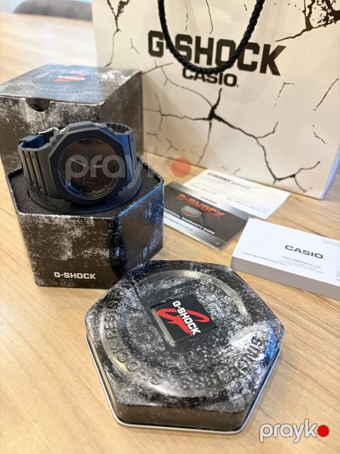 Casio G-Shock G A-2100 -1A1DR Blackout qol saatı