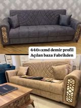 Açılan bazalı divan. Model fabrik istehsalıdır və dəmir profilli — Товары
