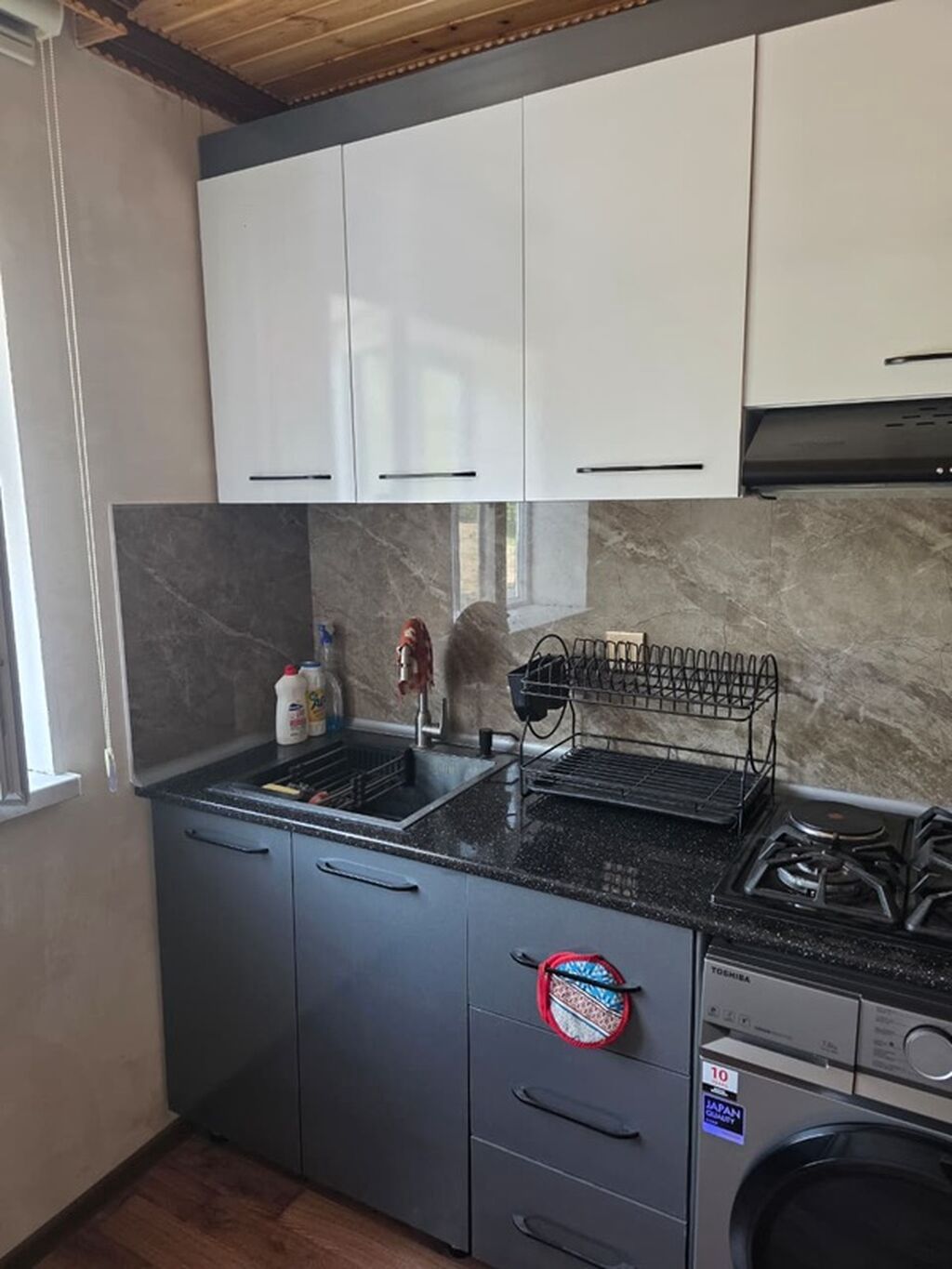 20 gün cemi istıfade olunub yenidir. Mətbəx mebeli dəsti — Mebel, Bakı (2)