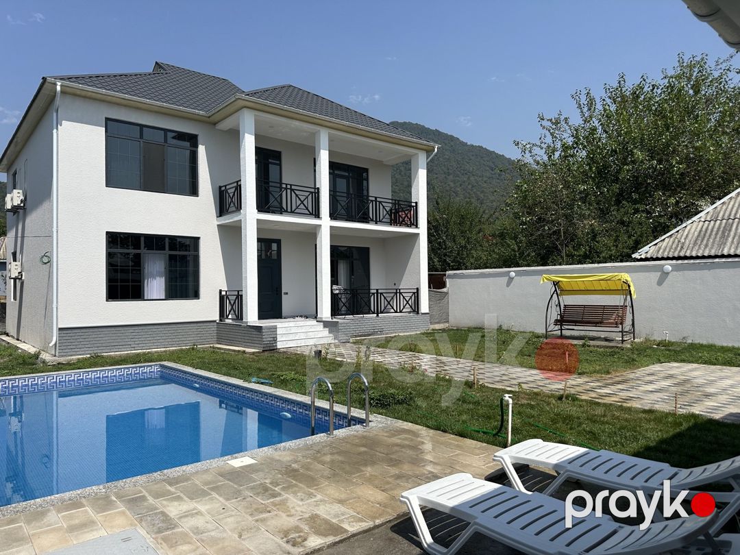 İcarəyə verilir 5 otaqlı həyət evi/bağ evi 350 m² — Ev, villa, Qəbələ (2)