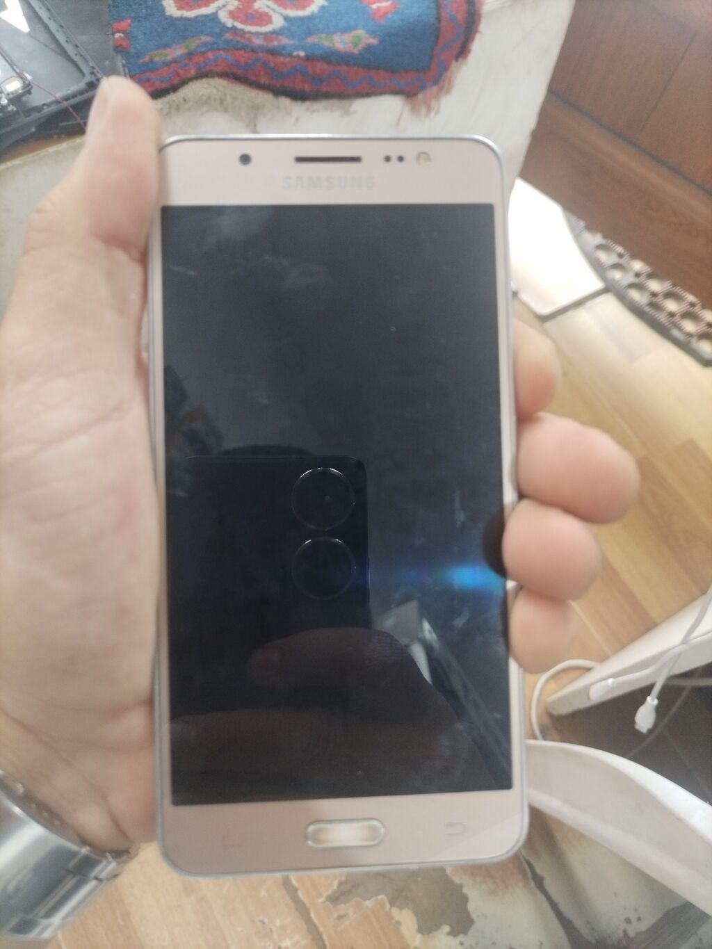 Samsung Galaxy J5, rəng - Qızılı, İki sim kartlı