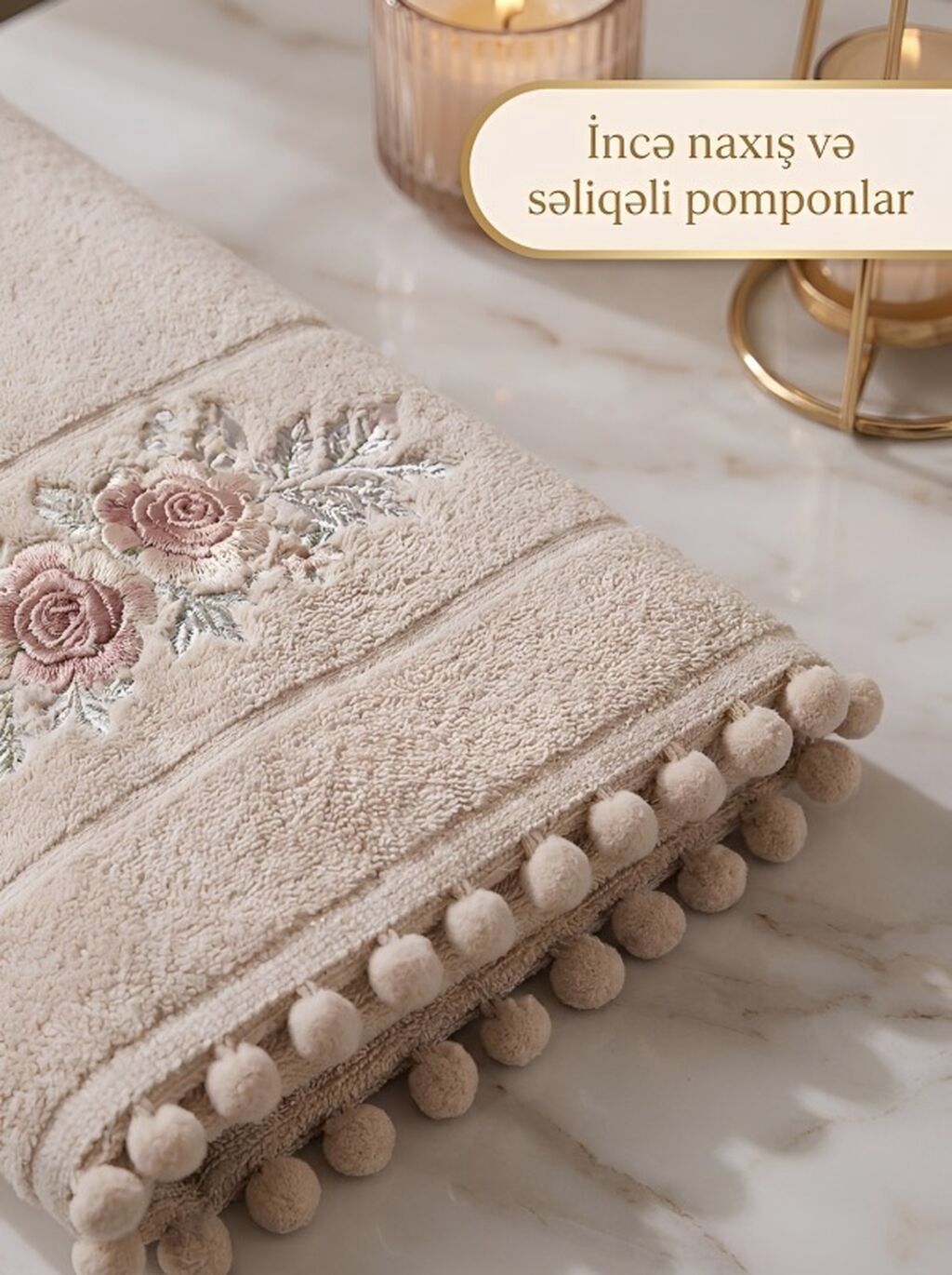 Nurpak dəsmallar – Zəriflik və rahatlıq bir arada - Material: 100% — Tekstil, Bakı (3)