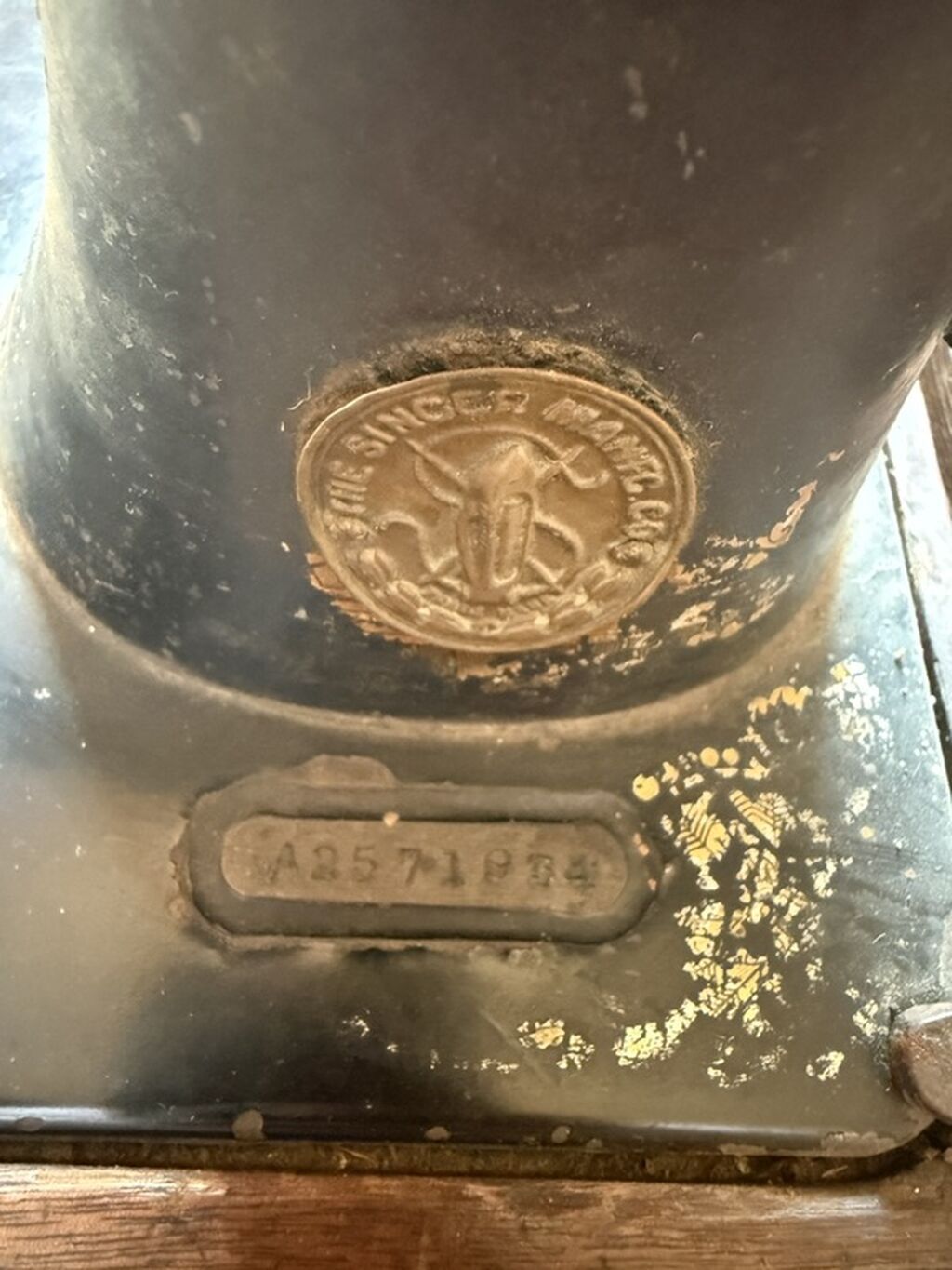 Antik Singer tikiş maşını - Brend: The Singer Manufacturing Co. - — Mallar, Bakı (5)