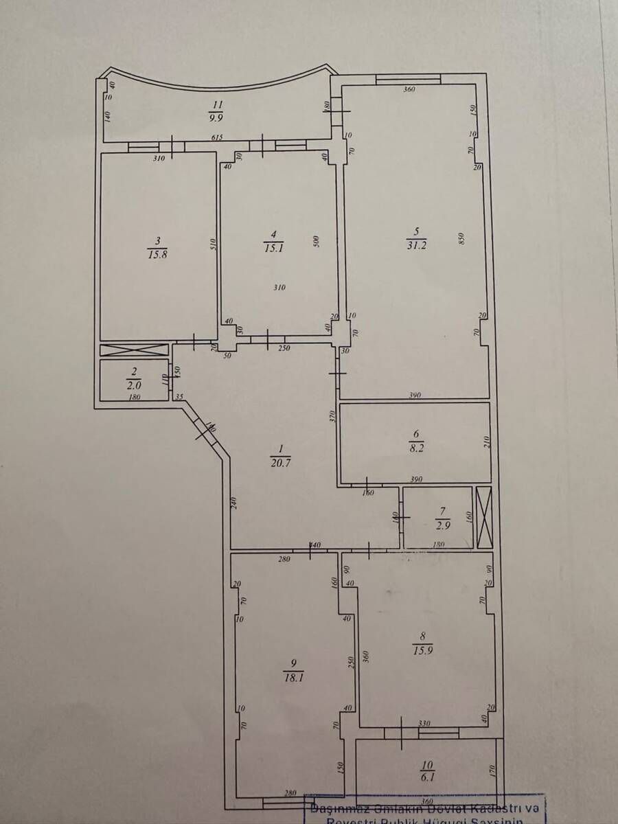 Satılır 4 otaqlı yeni tikili 155 m² — Mənzil, Bakı (2)