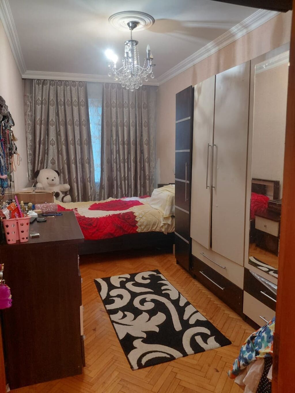 Yataq otağı dəsti - Dəst tərkibi: ikinəfərlik çarpayı (yumru künclü — Yataq otağı mobilya dəstləri, Bakı (5)