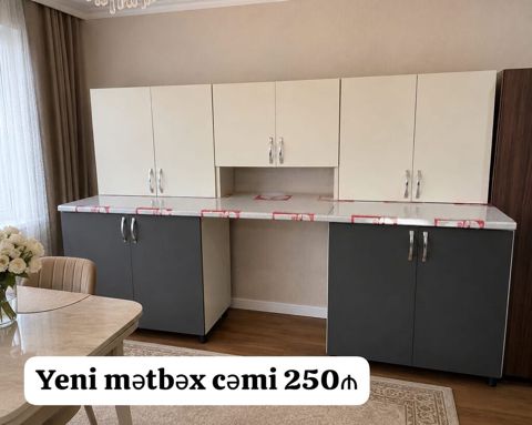 Metbex mebeli tezedi Olcusu 225sm Qiymet 250 manat Unvan