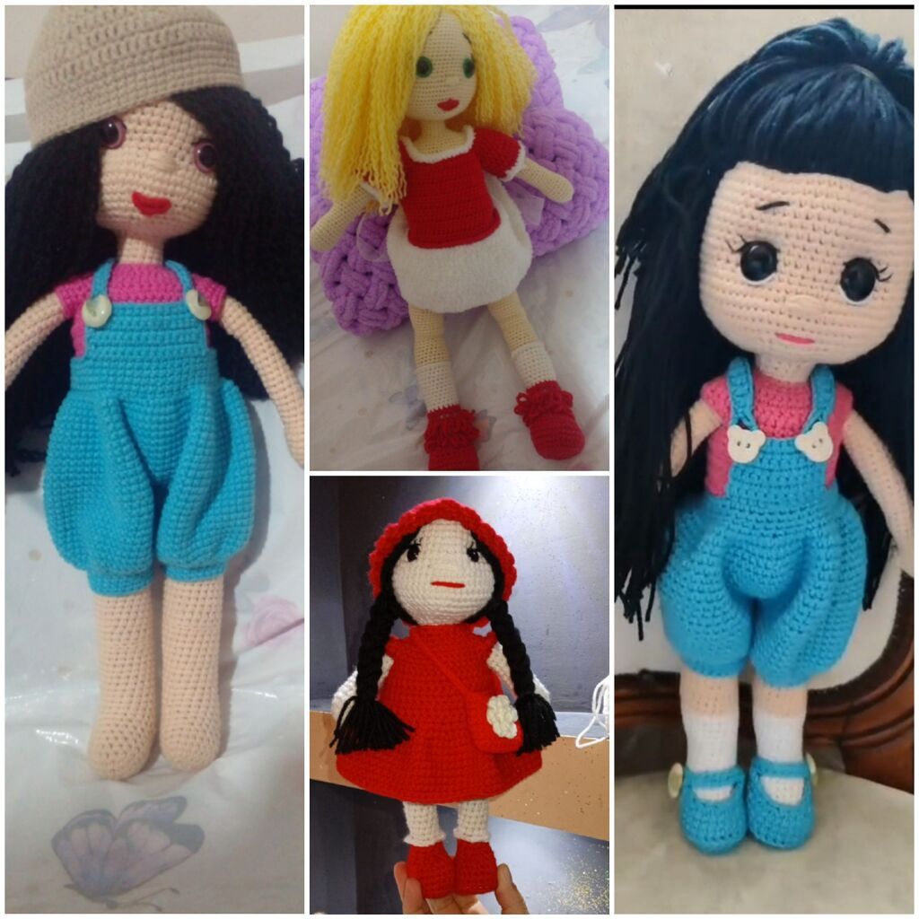 Əllə toxunmuş amigurumi kuklalar - Material: hipoallergenik akril/ — Oyuncaqlar, Bakı