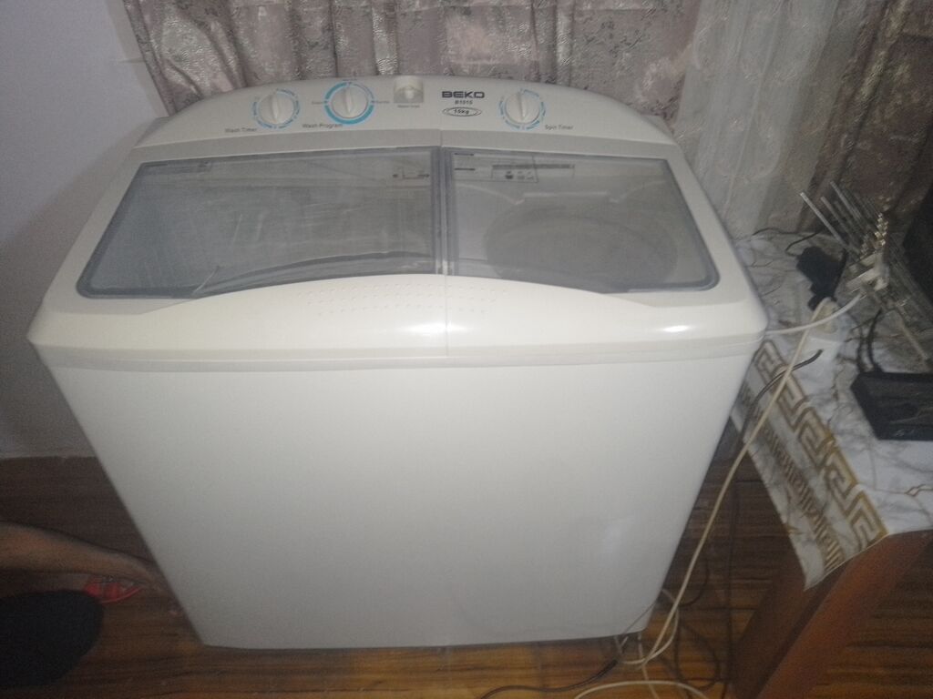 Paltaryuyan maşın Beko, 10 kq, Yeni, Yarımavtomat, Qurutmasız — Paltaryuyan maşınlar, Bakı (4)