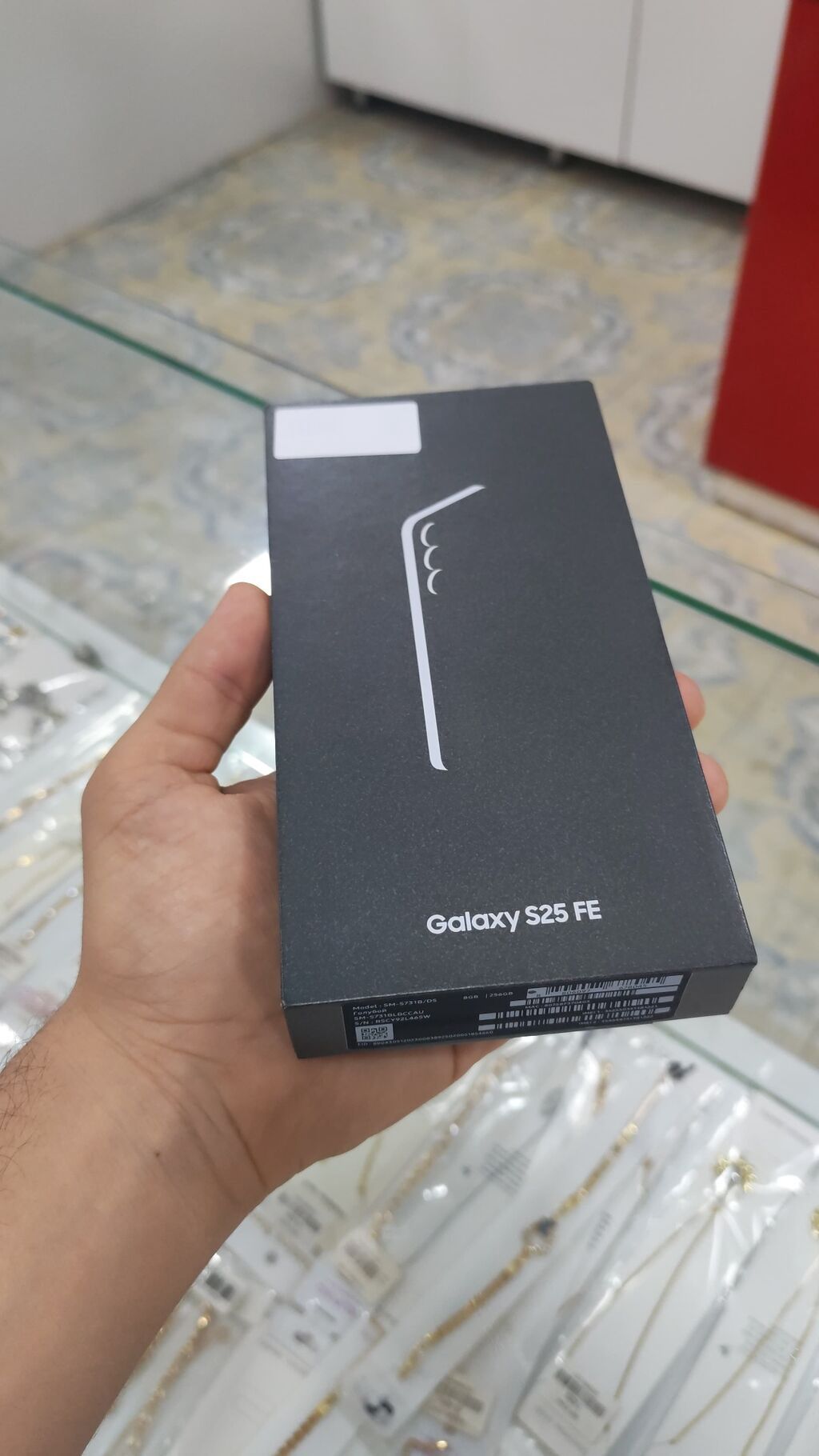 Samsung Galaxy S25 FE, 256 GB, rəng - Bənövşəyi, İki sim kartlı