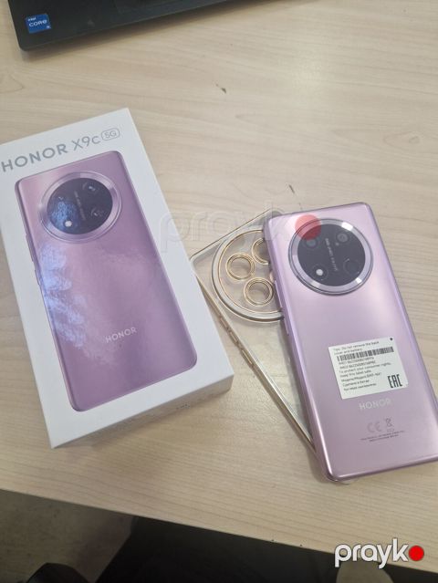 Honor X9c 5G, bənövşəyi rəng, sənədlərlə