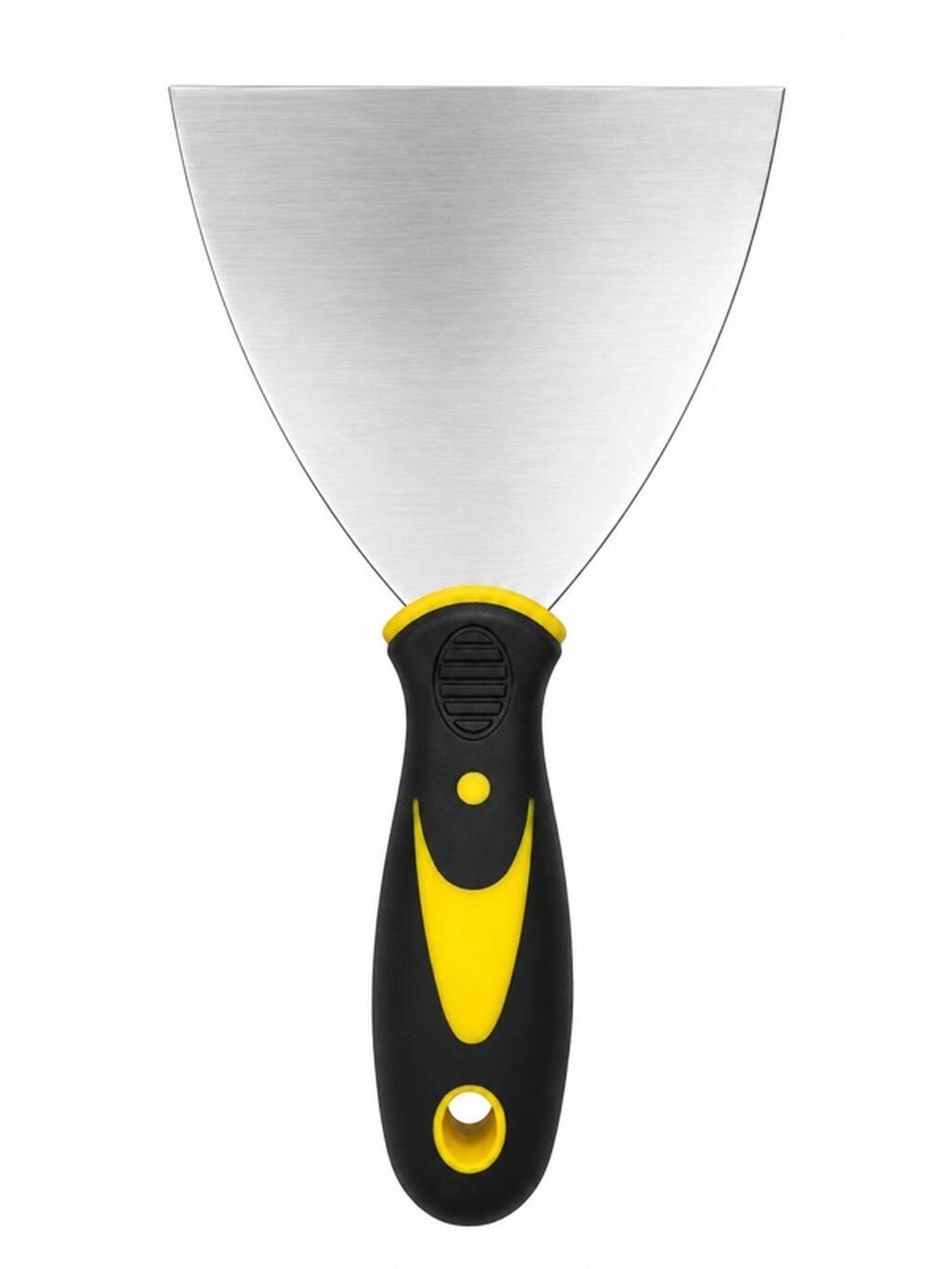 Geniş bıçaqlı macun N-5 12 sm çəkmə spatulası - Material: paslanmayan — Alətlər, Qobu