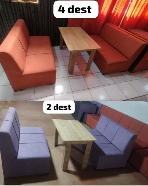 YENİ 1.20 divan dəstləri – 6 dəst. - Ölçü: 1.20 m - Rənglər: narıncı