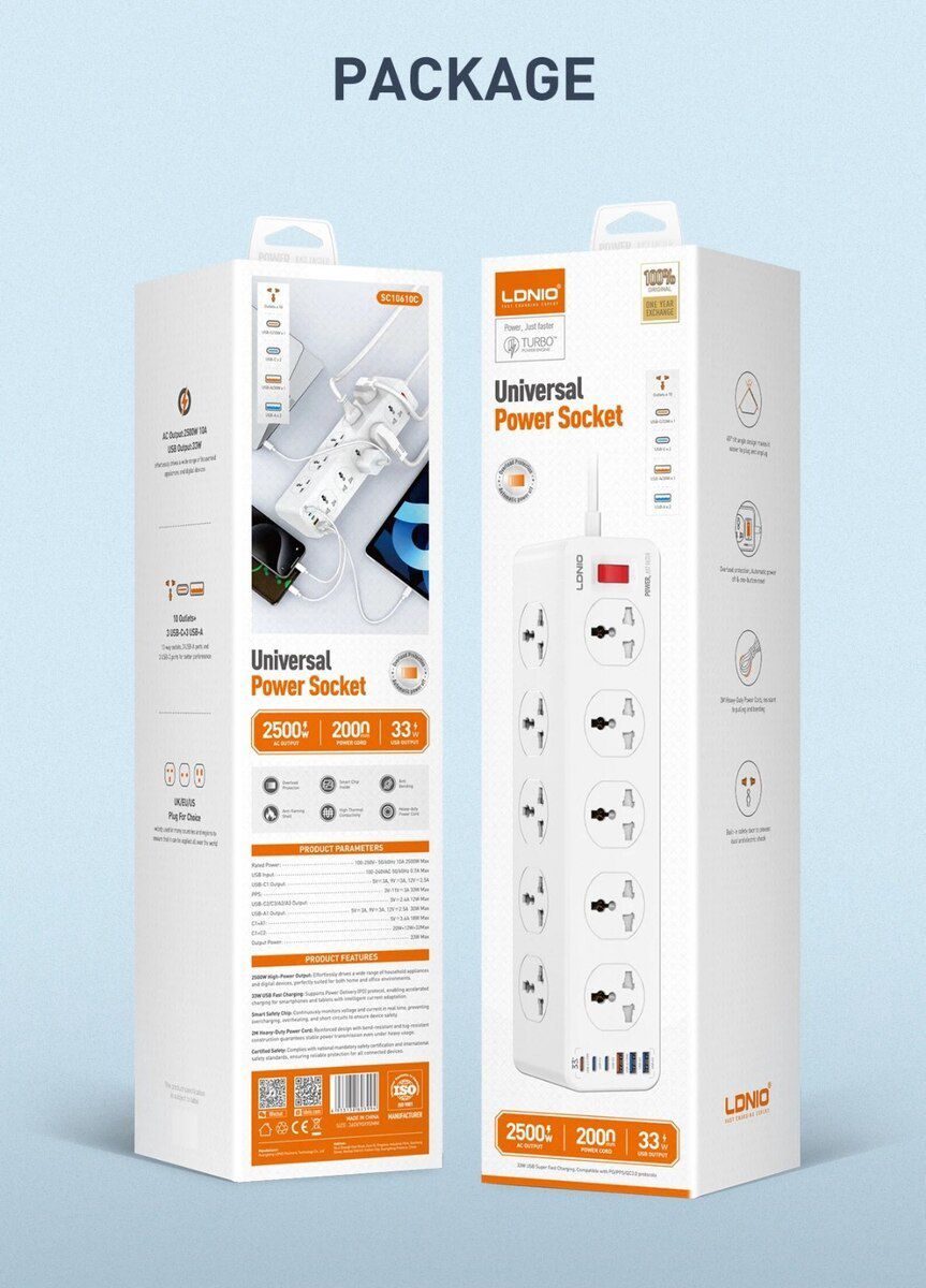 Ldnio uzadıcı 10 port 33W — Mallar, Bakı (3)